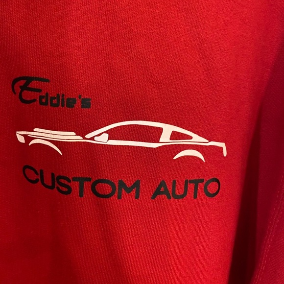 Red Drawstring Hoodie - Picture 4 of 7